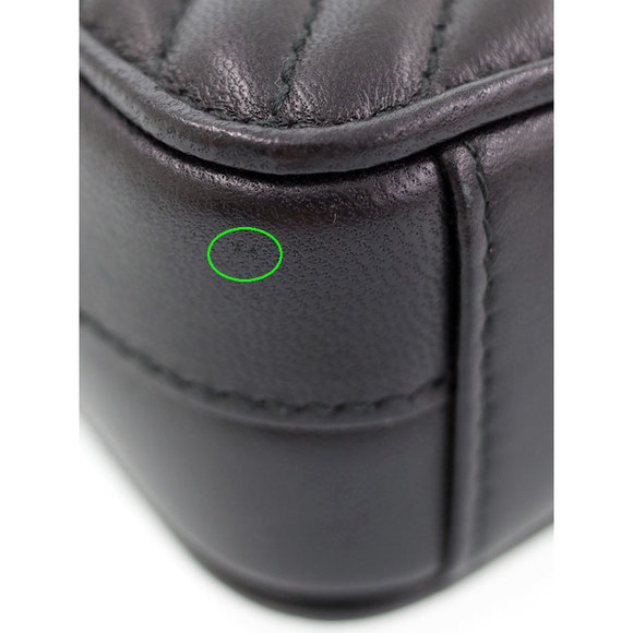 Prada Nappa Leather Mini Chain Shoulder Bag Black - Picture 4 of 7